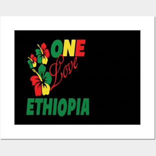 ONE LOVE ETHIOPIA Posters and Art